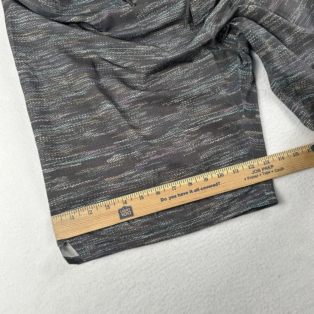 Lululemon Board Shorts Mens 38 Current State Stripe Swim Trunks Zip Pocket